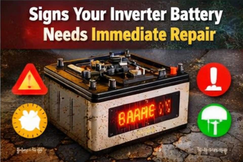 Signs Your Inverter Battery Needs Immediate Repair