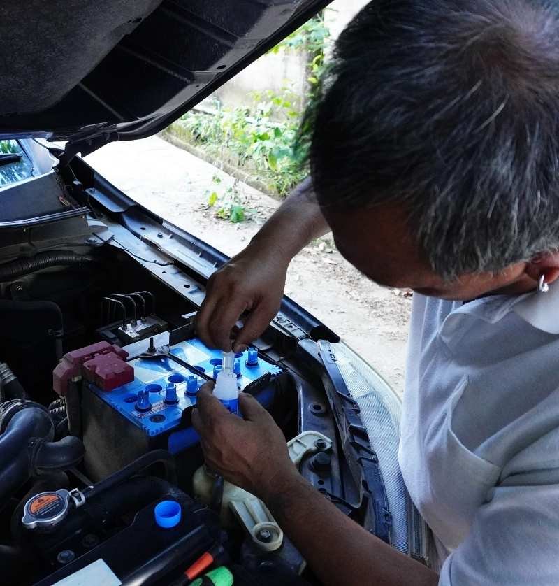 Car Battery testing Aryan Inverter Battery